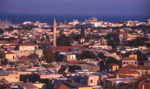 overview of Old Town Rhodes